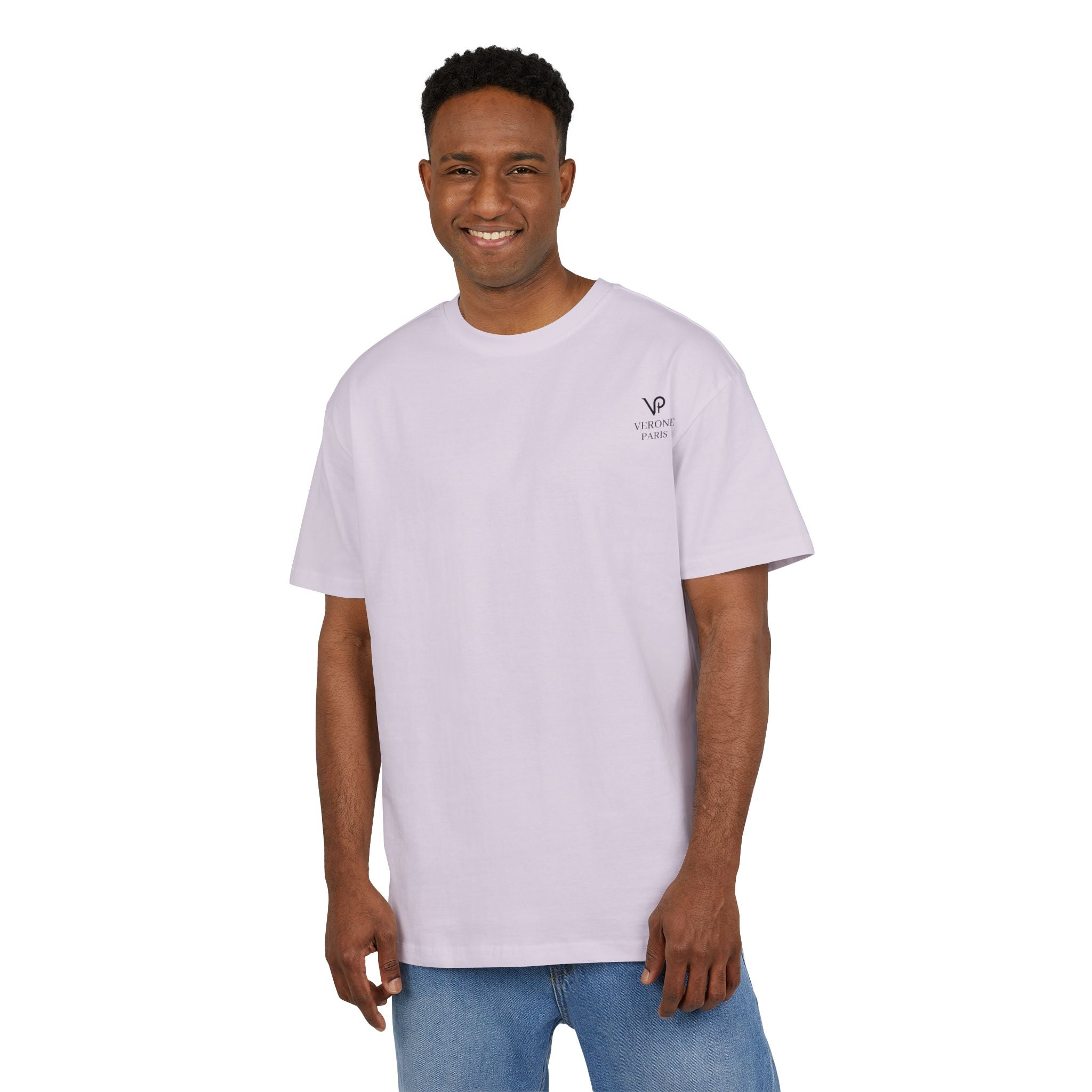 VERONE Paris Oversized Tee — Minimalistisches Luxus-Grafik-T-Shirt