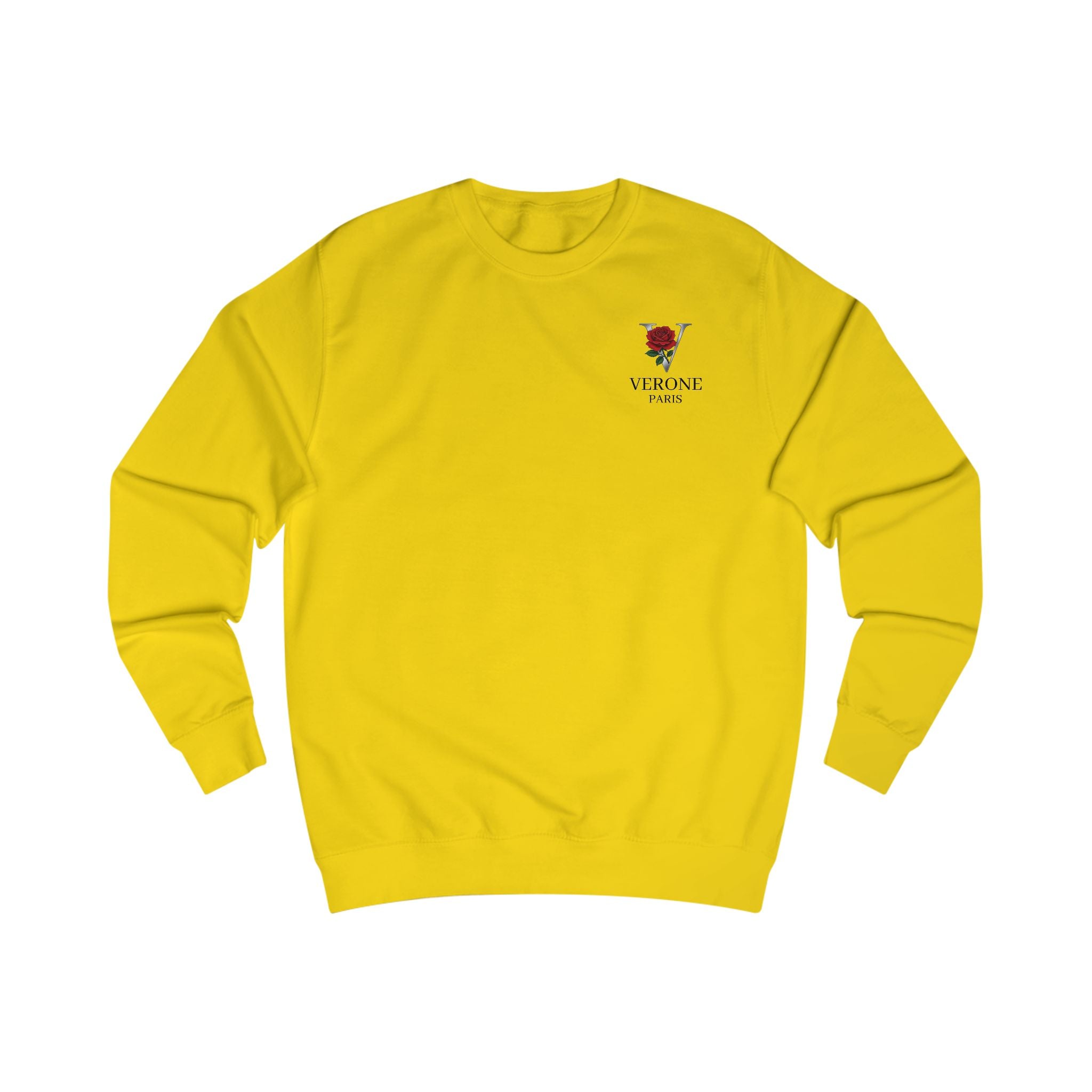 Verone Paris Sweatshirt — Minimalistisches Luxus-Logo Rundhalsausschnitt
