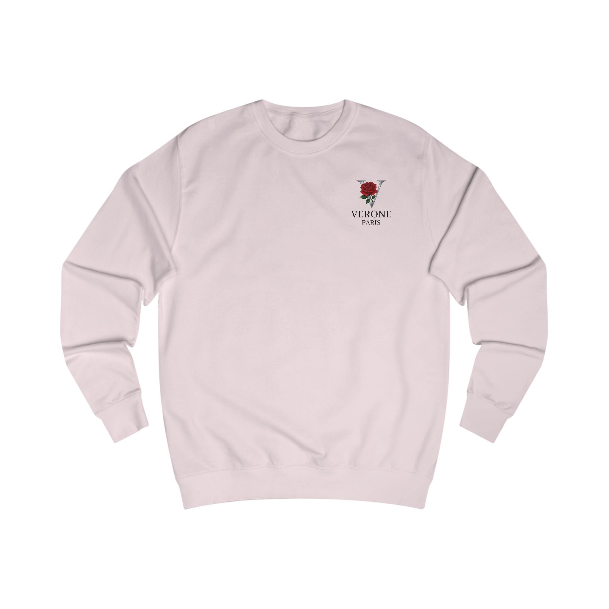 Verone Paris Sweatshirt — Minimalistisches Luxus-Logo Rundhalsausschnitt