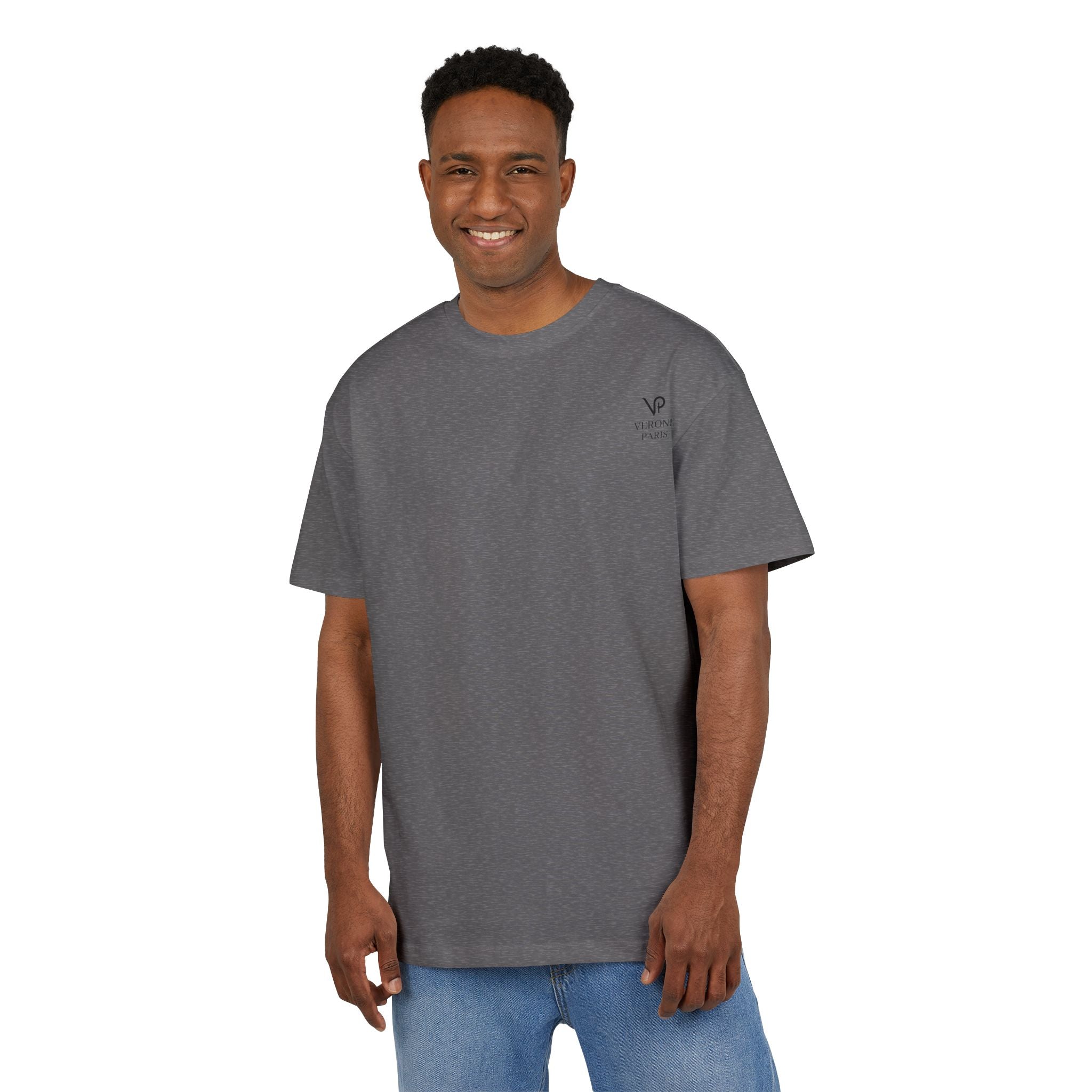 VERONE Paris Oversized Tee — Minimalistisches Luxus-Grafik-T-Shirt