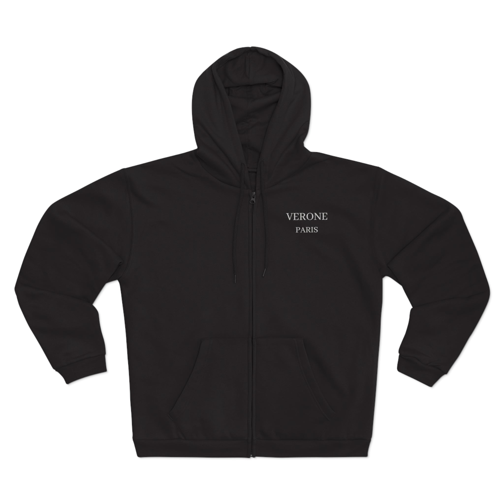 VÉRONE PARIS Zip Hoodie - Premium Kapuzenjacke Unisex