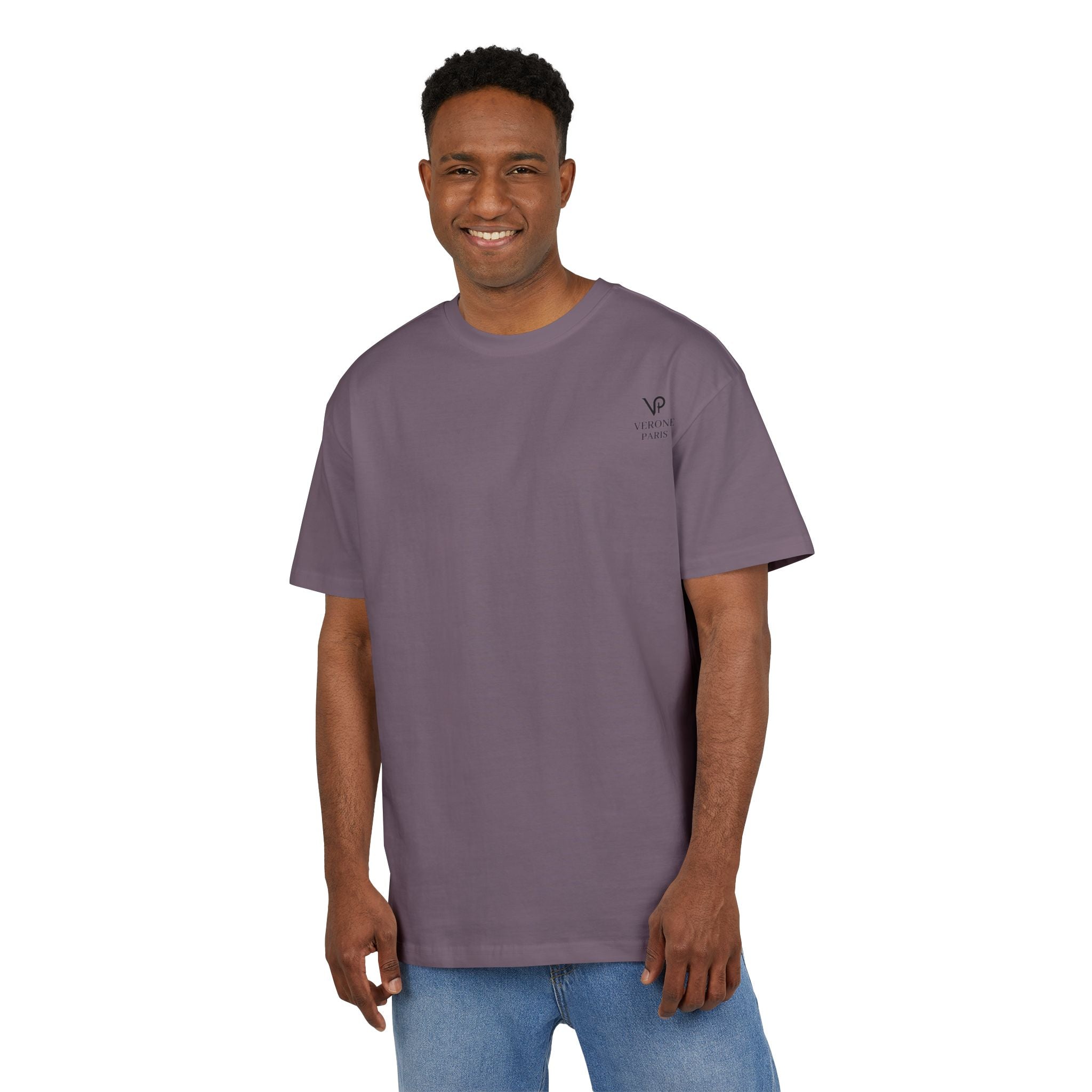 VERONE Paris Oversized Tee — Minimalistisches Luxus-Grafik-T-Shirt