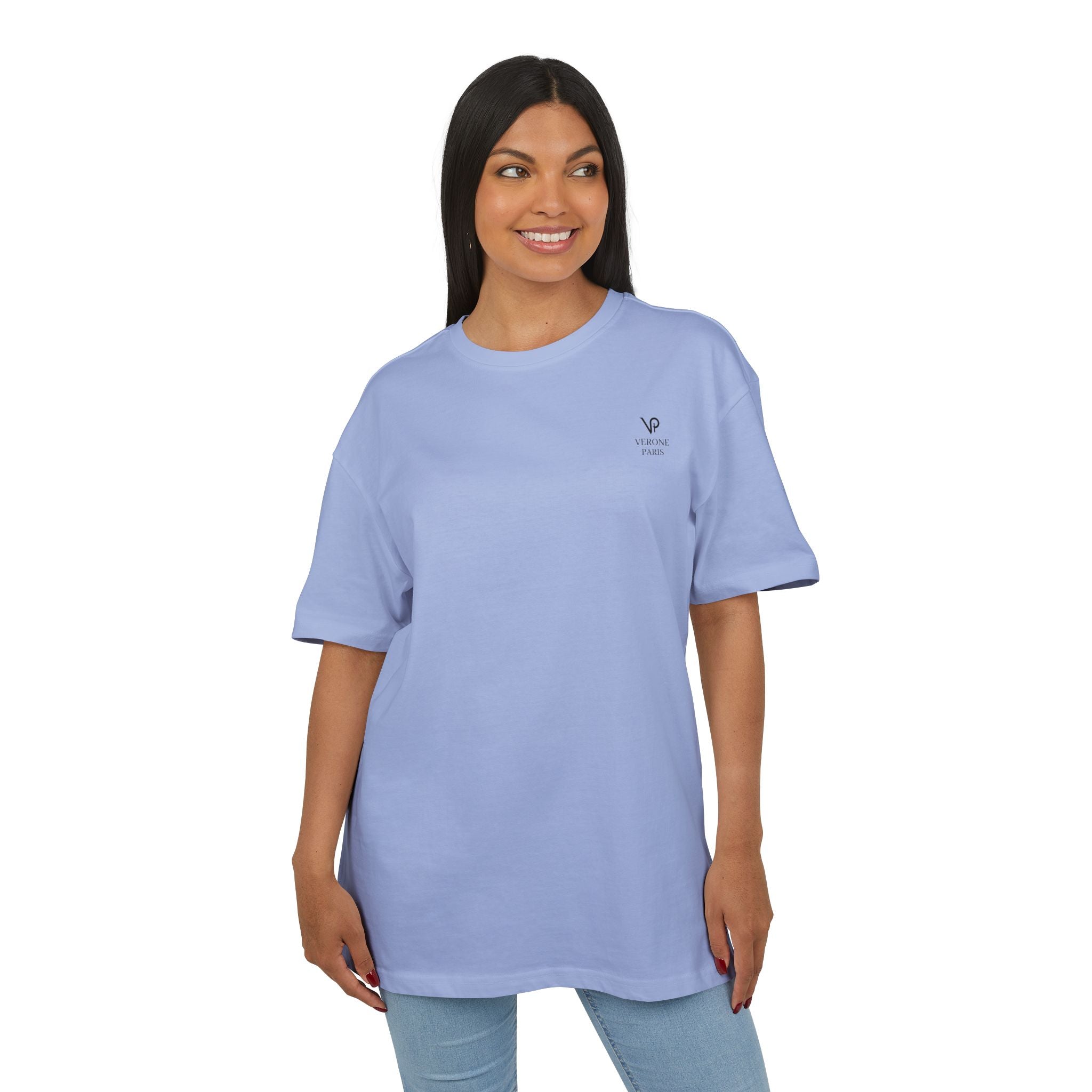 VERONE Paris Oversized Tee — Minimalistisches Luxus-Grafik-T-Shirt