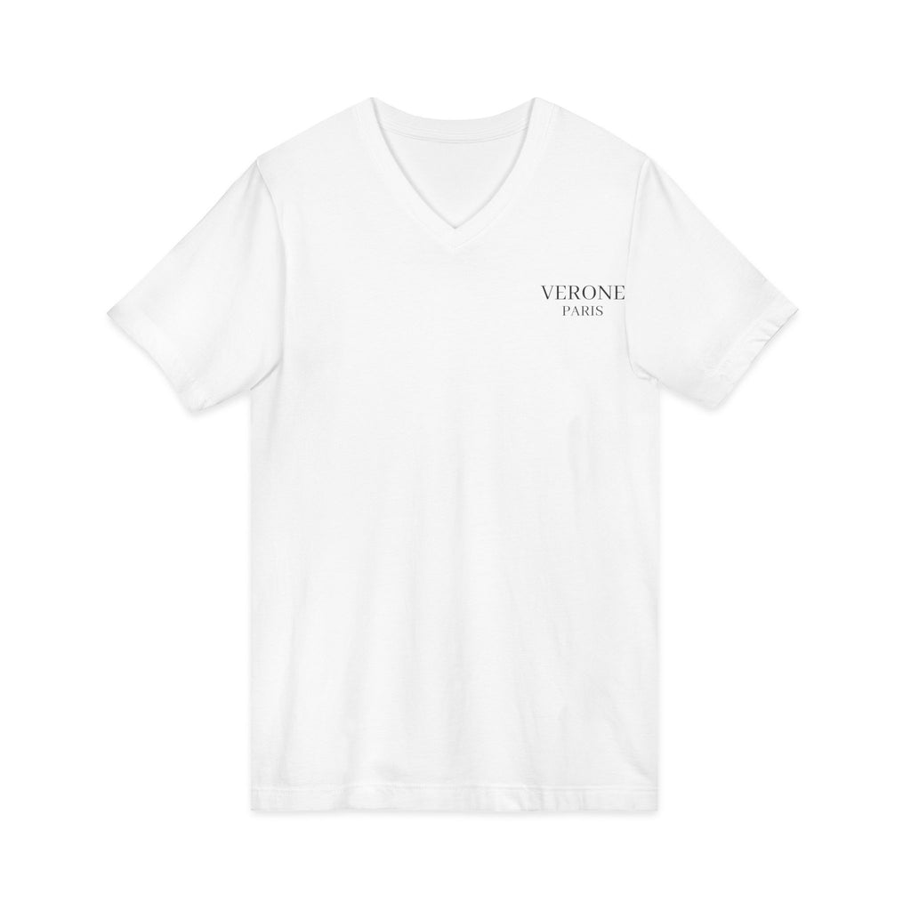 VÉRONE PARIS V-Neck Shirt - Premium Designer Baumwolle