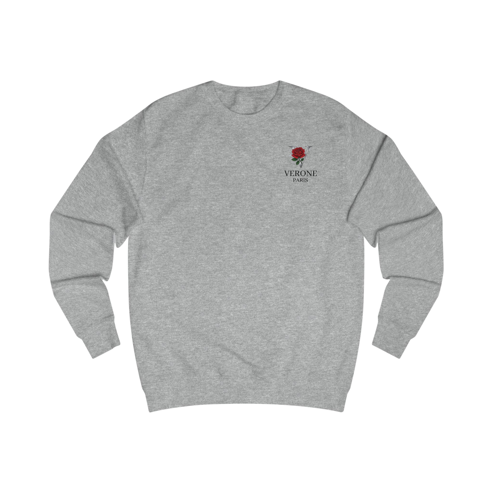 Verone Paris Sweatshirt — Minimalistisches Luxus-Logo Rundhalsausschnitt
