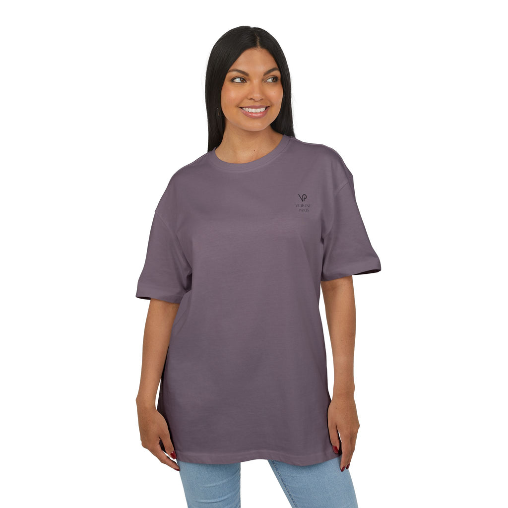 VERONE Paris Oversized Tee — Minimalistisches Luxus-Grafik-T-Shirt