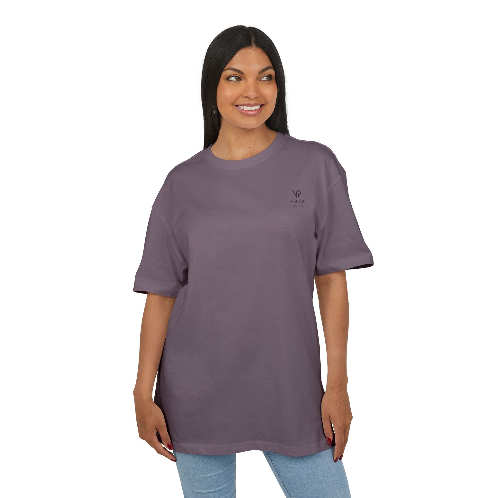 VERONE Paris Oversized Tee — Minimalistisches Luxus-Grafik-T-Shirt