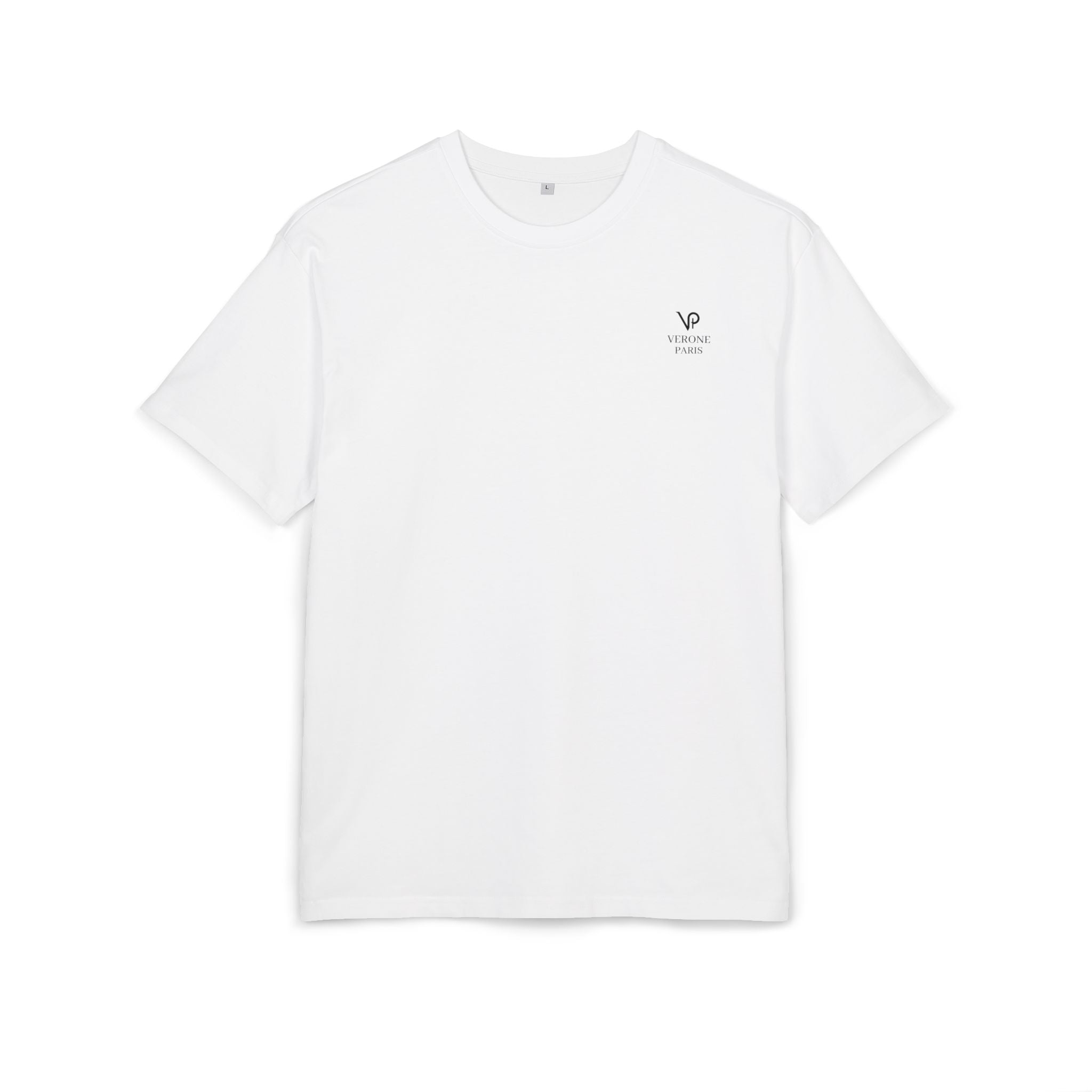 VERONE Paris Oversized Tee — Minimalistisches Luxus-Grafik-T-Shirt