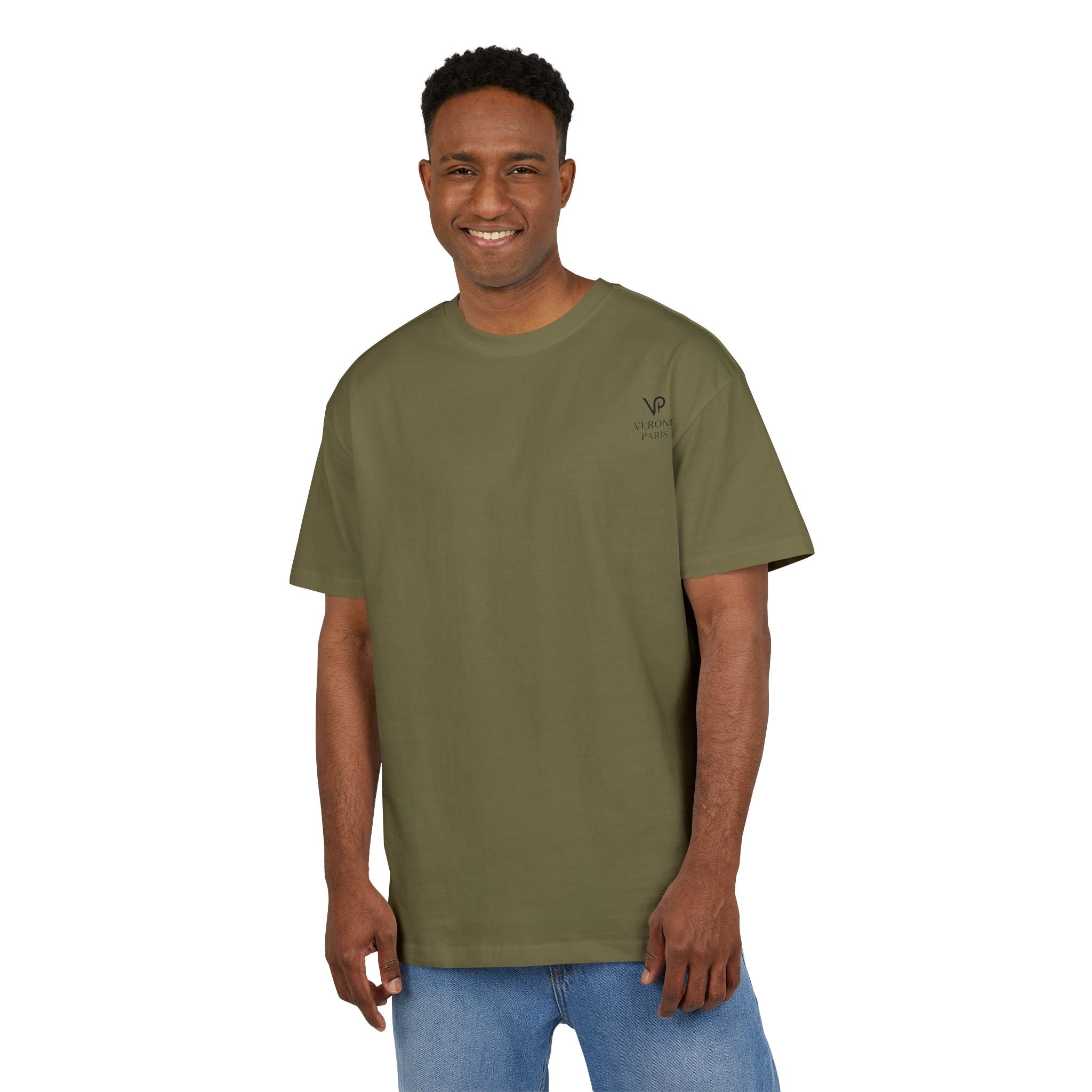 VERONE Paris Oversized Tee — Minimalistisches Luxus-Grafik-T-Shirt