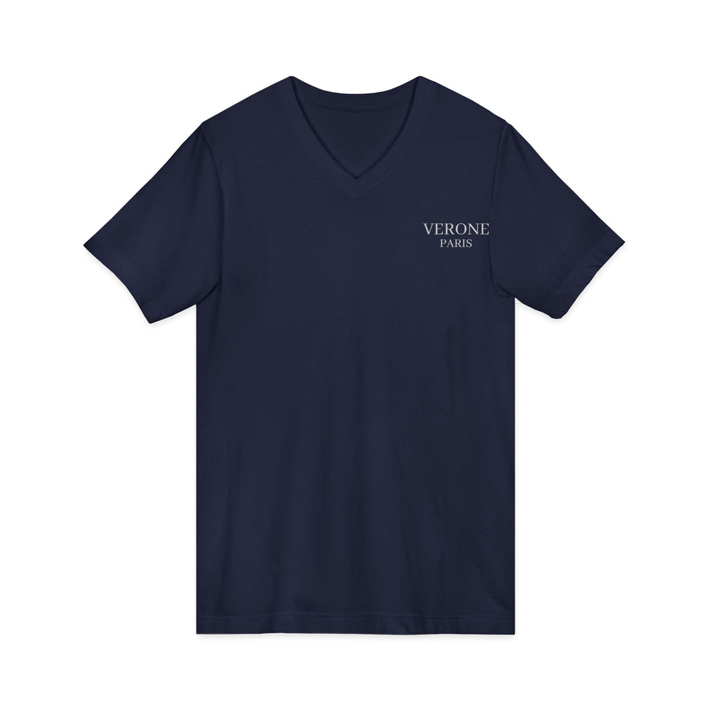VÉRONE PARIS V-Neck Shirt - Premium Designer Baumwolle