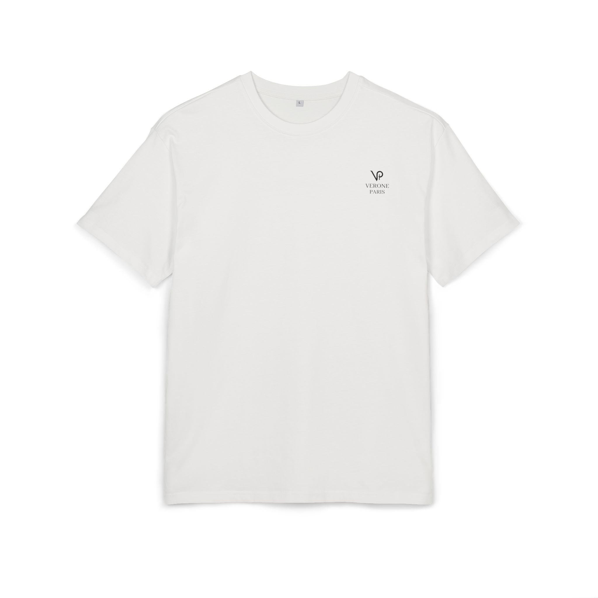 VERONE Paris Oversized Tee — Minimalistisches Luxus-Grafik-T-Shirt