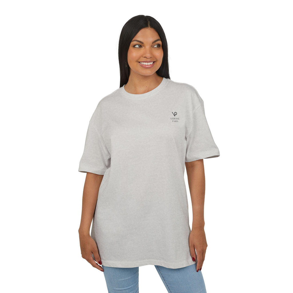 VERONE Paris Oversized Tee — Minimalistisches Luxus-Grafik-T-Shirt