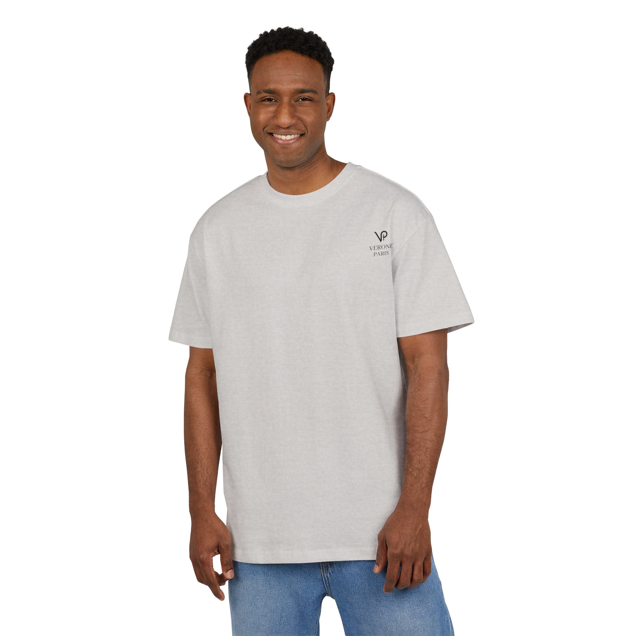 VERONE Paris Oversized Tee — Minimalistisches Luxus-Grafik-T-Shirt